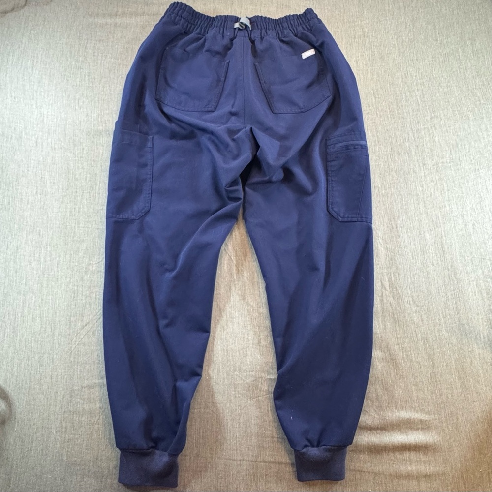 Figs Technical Collection Zamora Scrub Women’s Jogger Cargo Pants Size L Navy - Picture 10 of 11